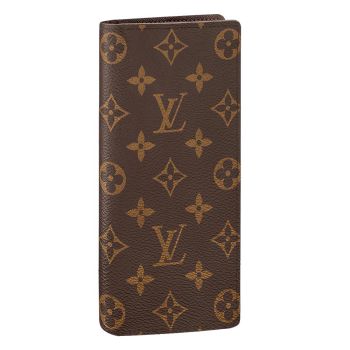 Ví Louis Vuitton LV Brazza Wallet Canvas Monogram M66540 Màu Nâu