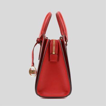 Túi Xách Michael Kors MK Hope Medium Satchel Shoulder Ever Red Leather Messenger Bag 35T0GWXM2L Màu Đỏ