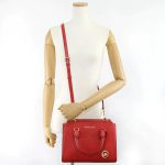 Túi Xách Michael Kors MK Hope Medium Satchel Shoulder Ever Red Leather Messenger Bag 35T0GWXM2L Màu Đỏ