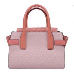 Túi Xách Michael Kors MK Medium Signature Carmen In Sherbert Multi 35S2GNMS8V Màu Hồng Cam