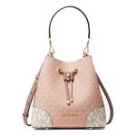 Túi Đeo Chéo Michael Kors MK Mercer Gallery Bucket Logo 32S0GZ5C0V Màu Hồng Nhạt