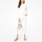 Túi Đeo Chéo Michael Kors MK Mercer Gallery Bucket Logo 32S0GZ5C0V Màu Hồng Nhạt