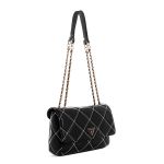 Túi Đeo Chéo Guess Black Multi Cessily Convertible Crossbody Bag Màu Đen Size 26 (Thanh Lý)