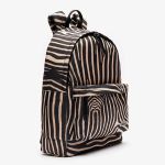 Balo Lacoste Men's x National Geographic Animal Print Backpack NH3344XM.G10 Màu Đen Sọc Be