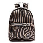 Balo Lacoste Men's x National Geographic Animal Print Backpack NH3344XM.G10 Màu Đen Sọc Be