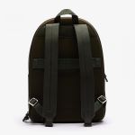 Balo Lacoste Chantaco Graphic Piqué Leather Backpack Baobab Tank Màu Xanh Olive