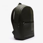 Balo Lacoste Chantaco Graphic Piqué Leather Backpack Baobab Tank Màu Xanh Olive