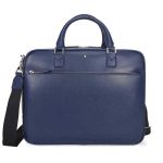 Cặp Montblanc Sartorial Small Indigo Document Case 113186 Màu Xanh Navy