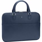 Cặp Montblanc Sartorial Ultra Slim Document Case 118690 Màu Xanh Blue