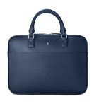 Cặp Montblanc Sartorial Ultra Slim Document Case 118690 Màu Xanh Blue