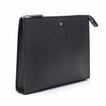 Túi Cầm Tay Montblanc Sartorial Clutch Bag Pochette MB 126054 Màu Đen