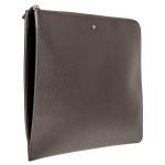 Túi Cầm Tay Montblanc Leather Portfolio- Brown 114520 Màu Nâu