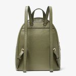 Balo Michael Kors MK Abbey Mini Leather Backpack Màu Xanh Green