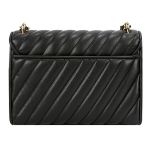 Túi Đeo Chéo Michael Kors MK Crossbody Bag Rose Medium Qulited Shoulder Bag Black 35T0GXOL2U Màu Đen