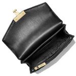Túi Đeo Chéo Michael Kors MK Crossbody Bag Rose Medium Qulited Shoulder Bag Black 35T0GXOL2U Màu Đen