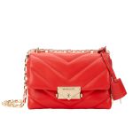 Túi Đeo Chéo Michael Kors MK Cece Mini Quilted Leather Crossbody Bag Red 32T9G0EC1L Màu Đỏ