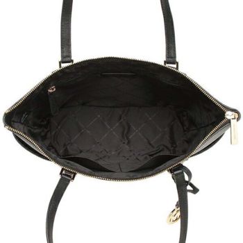 Túi Tote Michael Kors MK Outlet Bag Charlotte Ladies 35T0GCFT7L 35F0SCFT3L Charlotte LG TZ Leather Màu Đen