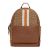 Balo Nam Coach Thompson Backpack In Signature Jacquard With Varsity Stripe C5389 Màu Nâu