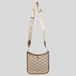 Túi Đeo Chéo Michael Kors MK Briley Small Logo Messenger Bag Luggage Multi 35S2G7BM1J Màu Nâu Be