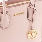 Túi Xách Michael Kors MK Mercer Medium Pebbled Leather Crossbody Bag Màu Hồng Phấn