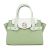 Túi Xách Michael Kors MK Carmen Medium Flap Belted Satchel Colorblock Light Sage Multi Màu Xanh Olive