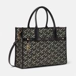 Túi Xách Versace La Greca-Print Tote Bag Màu Đen Xanh