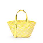 Túi Tote Loewe x Paula’s Ibiza Confetti Basket Palm Leaf Tote Bag Màu Vàng Chanh