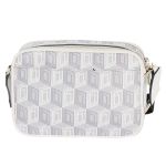 Túi Đeo Chéo Karl Lagerfeld Ikonik Kuilt Black Shoulder Bag Màu Trắng Xám