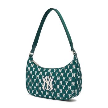 Túi Đeo Vai MLB Monogram Jacquard Hobo New York Yankees 3ABQS102N-50GND Màu Xanh Green