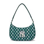 Túi Đeo Vai MLB Monogram Jacquard Hobo New York Yankees 3ABQS102N-50GND Màu Xanh Green