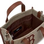 Túi Đeo Chéo MLB Basic Big Logo Canvas Small Tote Bag 3AORS062N-43BRD Màu Nâu