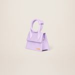 Túi Xách Jacquemus Le Chiquito Noeud Coiled Handbag Lilac Size 18 Màu Tím