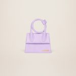 Túi Xách Jacquemus Le Chiquito Noeud Coiled Handbag Lilac Size 18 Màu Tím
