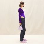 Túi Xách Jacquemus Le Chiquito Noeud Coiled Handbag Lilac Size 18 Màu Tím