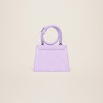 Túi Xách Jacquemus Le Chiquito Noeud Coiled Handbag Lilac Size 18 Màu Tím