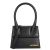 Túi Xách Jacquemus Le Chiquito Moyen Black Leather Top Handle Bag Size 18 Màu Đen
