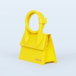Túi Xách Jacquemus Le Chiquito Noeud Coiled Handbag 213BA005-3061-250 Size 18 Màu Vàng