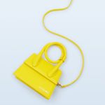Túi Xách Jacquemus Le Chiquito Noeud Coiled Handbag 213BA005-3061-250 Size 18 Màu Vàng