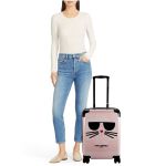 Vali Karl Lagerfeld Paris Suitcase Màu Hồng Nhạt