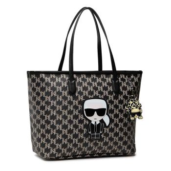 Túi Xách Karl Lagerfeld K / Ikonik Monogram Tote Black Màu Đen