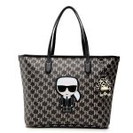 Túi Xách Karl Lagerfeld K / Ikonik Monogram Tote Black Màu Đen