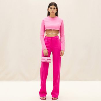 Túi Xách Jacquemus Le Bambino Mini Flap Bag Size 17 Màu Hồng