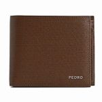 Ví Pedro Full Grain Leather Wallet With Insert Dark Brown PM4-15940213 Màu Nâu