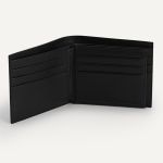 Ví Nam Pedro Textured Leather Wallet Black Màu Đen