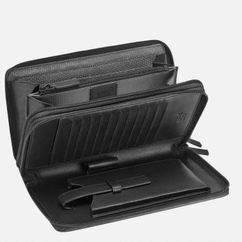 Ví Montblanc Nightflight Travel Companion Màu Đen