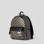 Balo Karl Lagerfeld K/Ikonik Monogram Backpack With Karlimal Charm Màu Đen