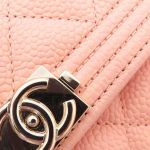 Ví Chanel Dáng Dài Boy Long Flap Wallet Pink A80286 Caviar Leather Màu Hồng