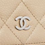 Túi Đeo Chéo Chanel Beige Clair Quilted Caviar Leather Classic Woc Clutch Bag Màu Be