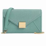 Túi Đeo Chéo Pedro Lizard-Effect Leather Shoulder Bag Turquoise PW4-36500003 Màu Xanh Ngọc