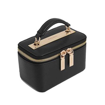 Túi Đeo Chéo Pedro Leather Mini Vanity Case Black PW4-66500011 Màu Đen